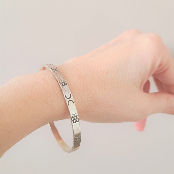 Sterling silver 925 bangle. - Picture 1 of 6